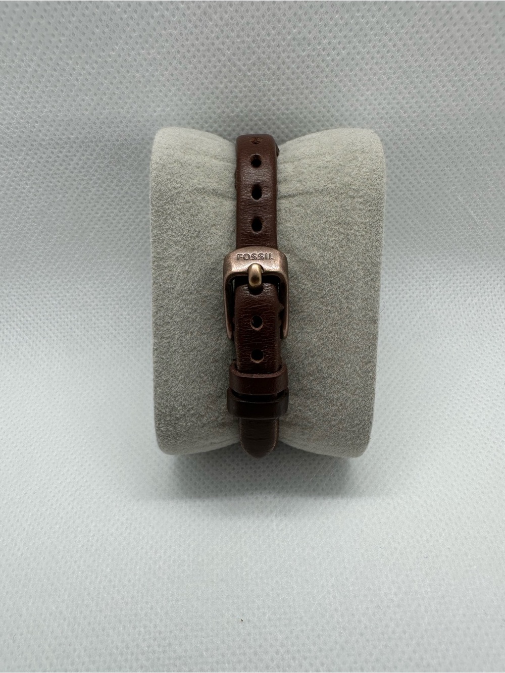 Fossil Georgia Women’s Watch with Brown Dial Bronzed Case and Leather Band - Picture 4 of 8